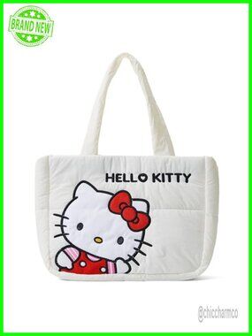 Puffer Tote Bag Nylon Quilted Handbag Cartoon Puffy Shoulder Bag Purse